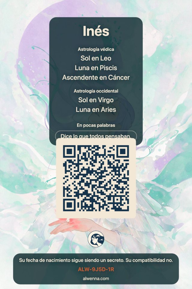 Tres tarjetas reales, dibujadas por la propia app.
