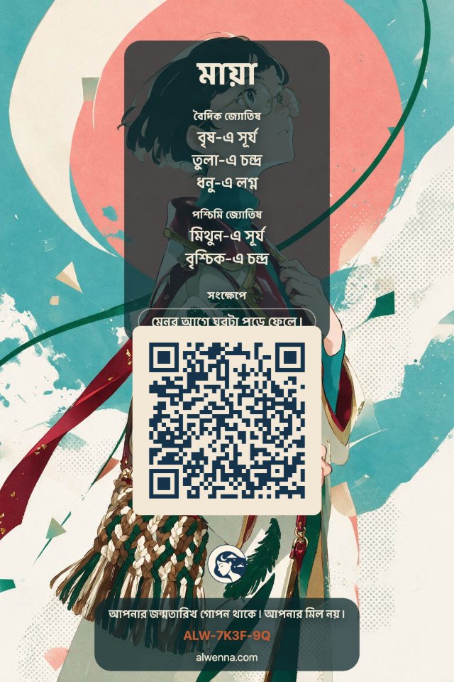 তিনটি সত্যিকারের কার্ড, অ্যাপ নিজেই এঁকেছে।